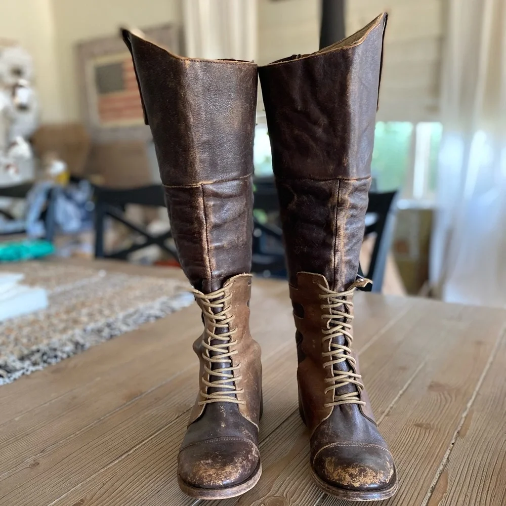 Freebird by Steven Women's Brown Saddle Boot 7 - Picture 2 of 13